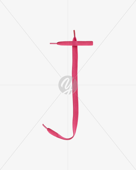 Letter J from Pink Lace Font on Yellow Images Creative Fonts - S36500