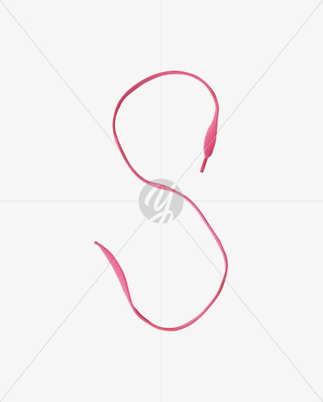 Letter S from Pink Lace Font on Yellow Images Creative Fonts - S36509