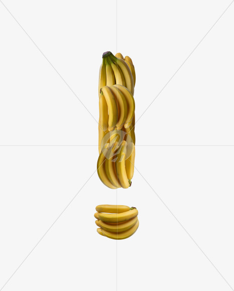 exclamatory from Banana Collage Font on Yellow Images Creative Fonts - S36563