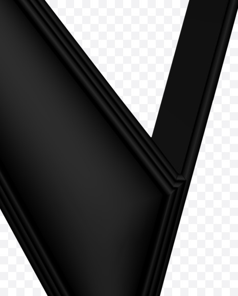 Letter N from Black Font