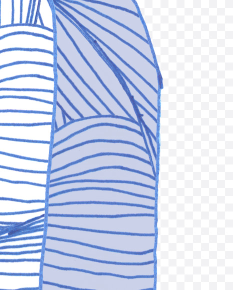 Letter O from Pen Stroke Font on Yellow Images Creative Fonts - S37086