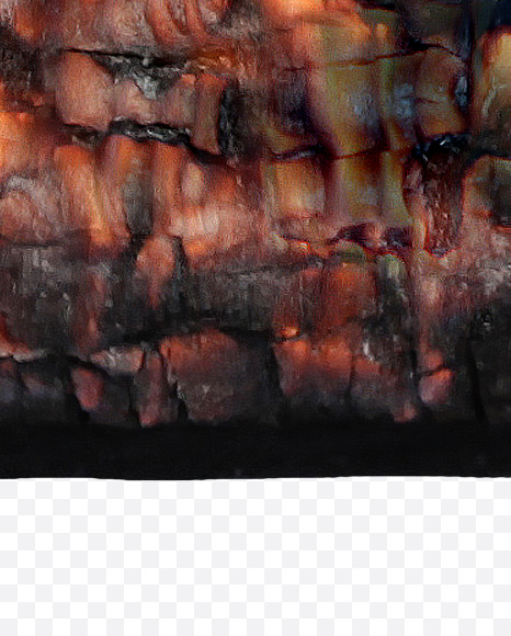 Letter L from Burned Wood Font on Yellow Images Creative Fonts - S37402