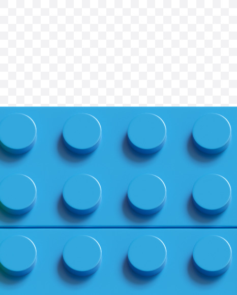 Letter T from Lego bricks Font on Yellow Images Creative Fonts - S38145