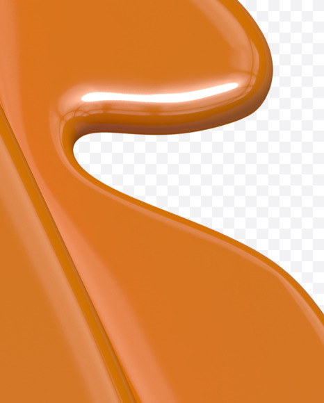 Letter X from Fun Paint Font on Yellow Images Creative Fonts - S38420