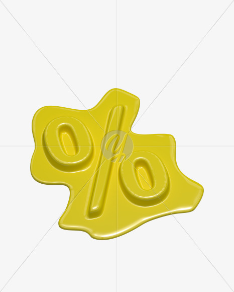 % from Fun Paint Font on Yellow Images Creative Fonts - S38436