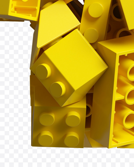 symbols from Yellow Lego Bricks Font on Yellow Images Creative Fonts - S38752