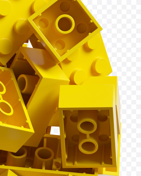 ? from Yellow Lego Bricks Font on Yellow Images Creative Fonts - S38744