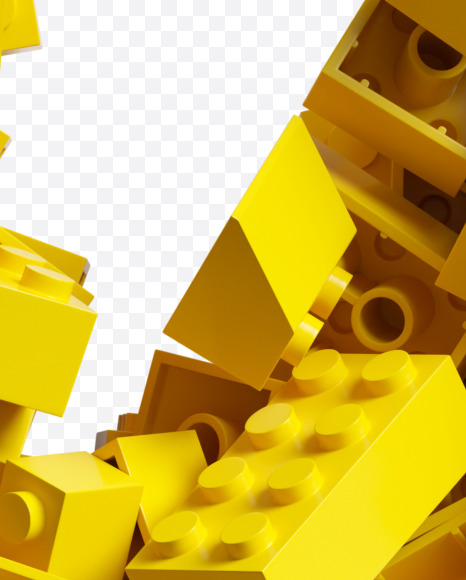 Letter Y from Yellow Lego Bricks Font on Yellow Images Creative Fonts - S38731