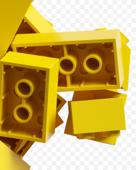 # from Yellow Lego Bricks Font on Yellow Images Creative Fonts - S38745