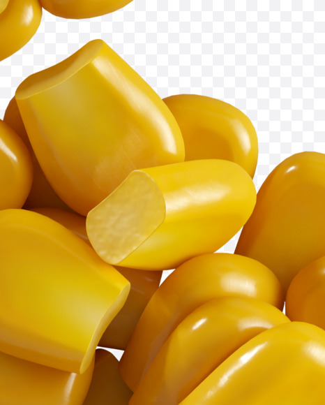 6 from Corn Font on Yellow Images Creative Fonts - S38785