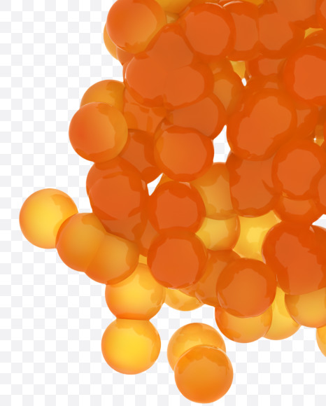 Letter X from Red Caviar on Yellow Images Creative Fonts - S38869