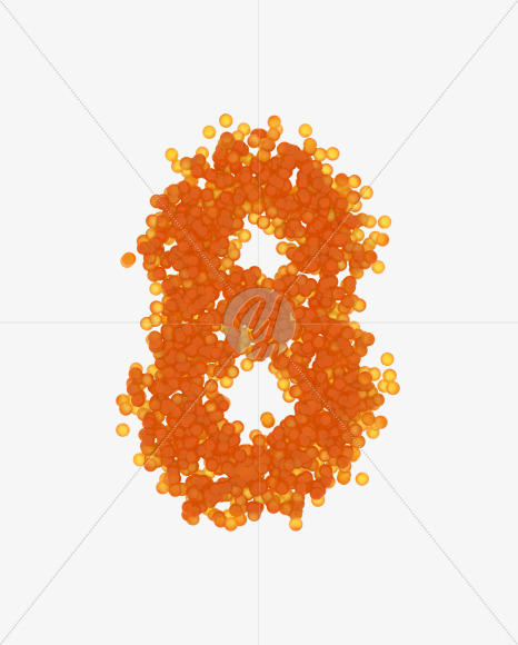 8 from Red Caviar on Yellow Images Creative Fonts - S38879