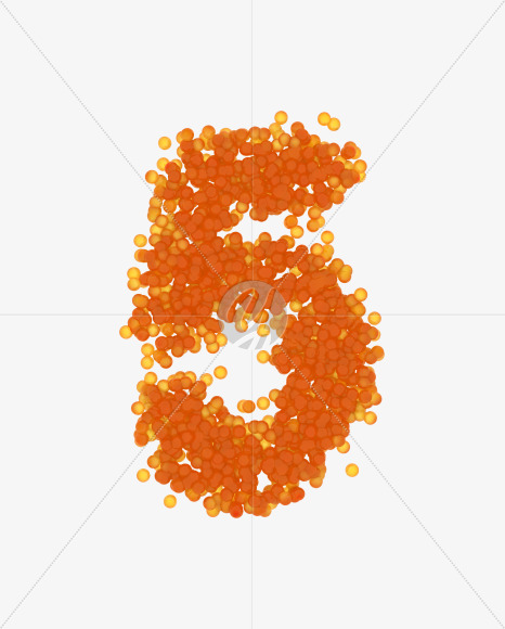 5 from Red Caviar on Yellow Images Creative Fonts - S38876