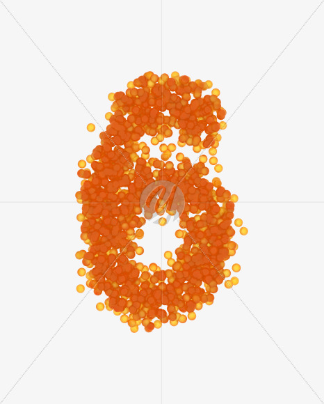 6 from Red Caviar on Yellow Images Creative Fonts - S38877