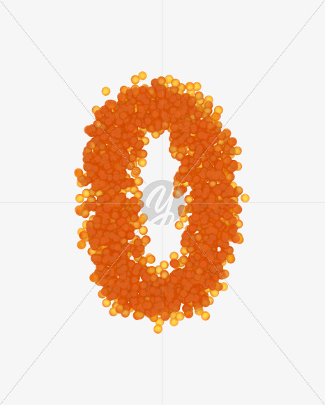 0 from Red Caviar on Yellow Images Creative Fonts - S38881