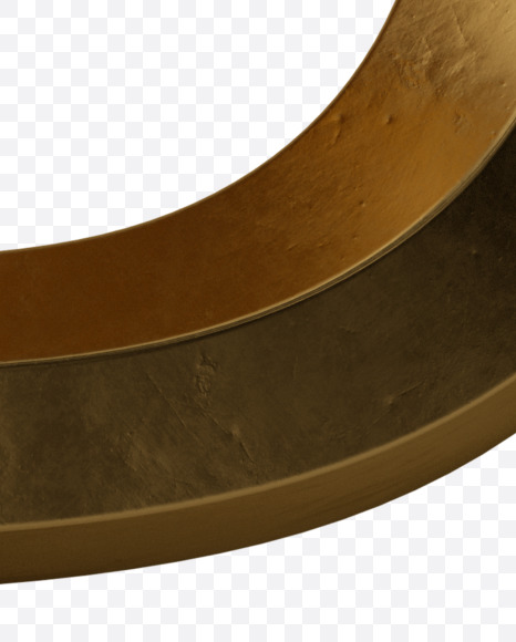 Letter P from Golden Rome Font on Yellow Images Creative Fonts - S38942