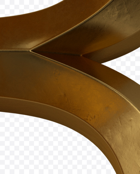 Letter B from Golden Rome Font on Yellow Images Creative Fonts - S38928