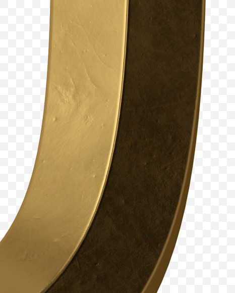 Letter J from Golden Rome Font on Yellow Images Creative Fonts - S38936