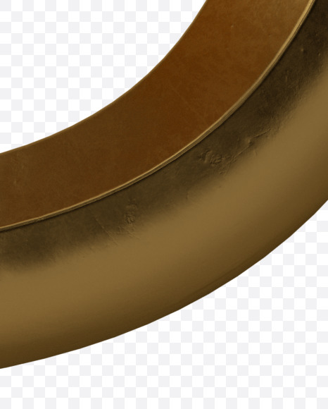 Letter D from Golden Rome Font on Yellow Images Creative Fonts - S38930