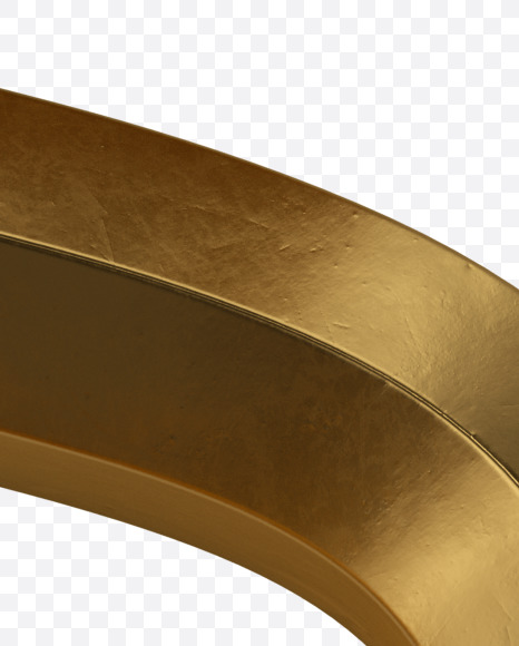 Letter S from Golden Rome Font on Yellow Images Creative Fonts - S38945