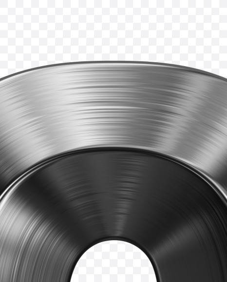 Letter O from Metal shine Font on Yellow Images Creative Fonts - S38985