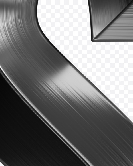 Letter S from Metal shine Font on Yellow Images Creative Fonts - S38989