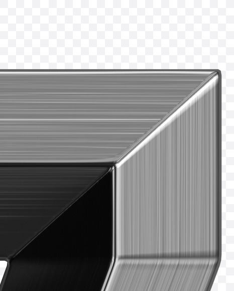 Letter Z from Metal shine Font on Yellow Images Creative Fonts - S38996