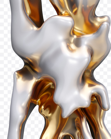 Letter U from Modern Coral Font on Yellow Images Creative Fonts - S39240