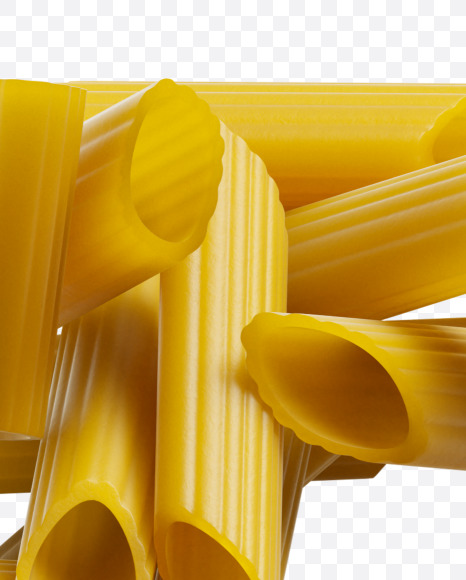 5 from Penne pasta Font on Yellow Images Creative Fonts - S39433