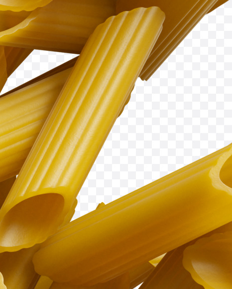 6 from Penne pasta Font on Yellow Images Creative Fonts - S39434