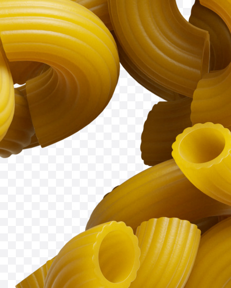 9 from Macaroni pasta Font on Yellow Images Creative Fonts - S39483