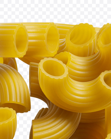 4 from Macaroni pasta Font on Yellow Images Creative Fonts - S39478