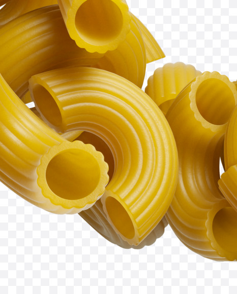 0 from Macaroni pasta Font on Yellow Images Creative Fonts - S39484