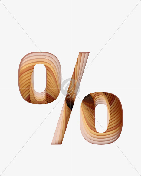 % from Paper Craft Font on Yellow Images Creative Fonts - S39577