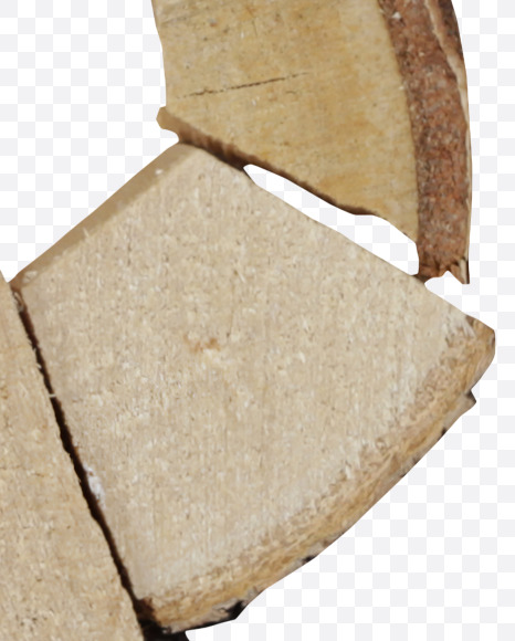 Letter P from Pieces of wood Font on Yellow Images Creative Fonts - S39641