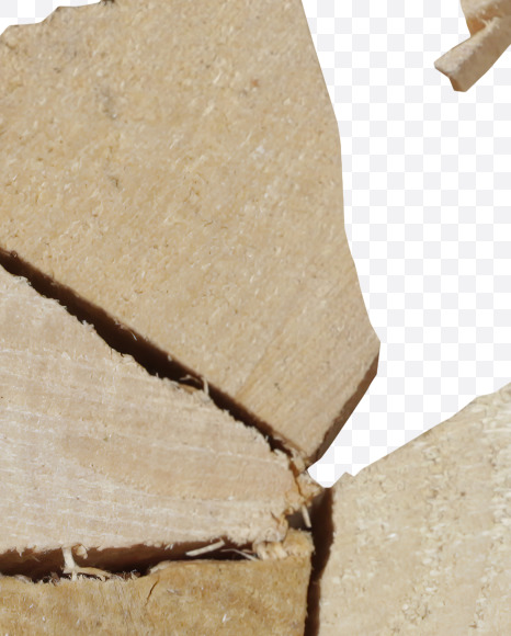 Letter E from Pieces of wood Font on Yellow Images Creative Fonts - S39630