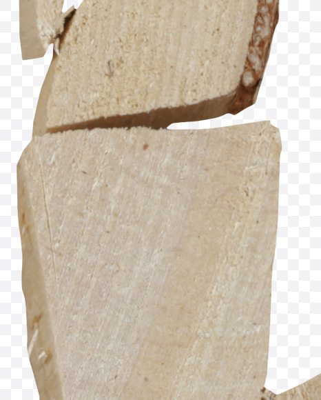 Letter D from Pieces of wood Font on Yellow Images Creative Fonts - S39629