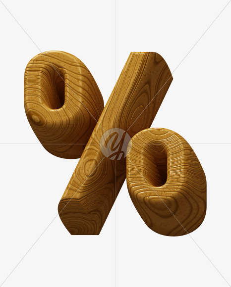 % from Wooden Toy Font on Yellow Images Creative Fonts - S39801