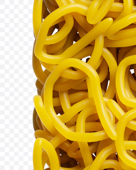 Letter B from Spagetti Font on Yellow Images Creative Fonts - S39944