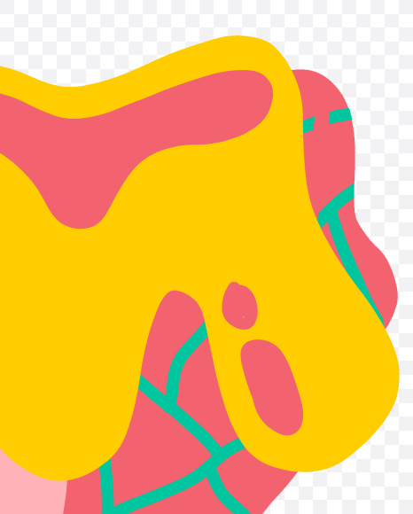 Z uppercase from Drippy Font on Yellow Images Creative Fonts - S40014