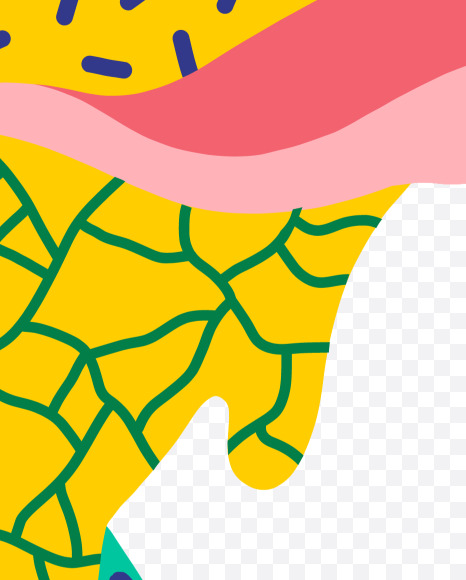 K uppercase from Drippy Font on Yellow Images Creative Fonts - S39999