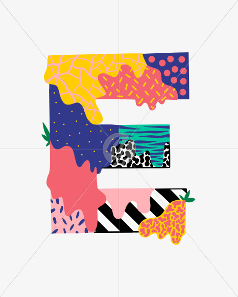 E uppercase