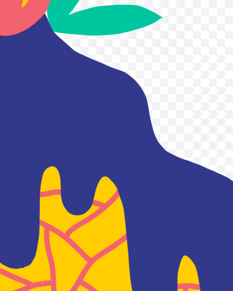 N uppercase from Drippy Font on Yellow Images Creative Fonts - S40002