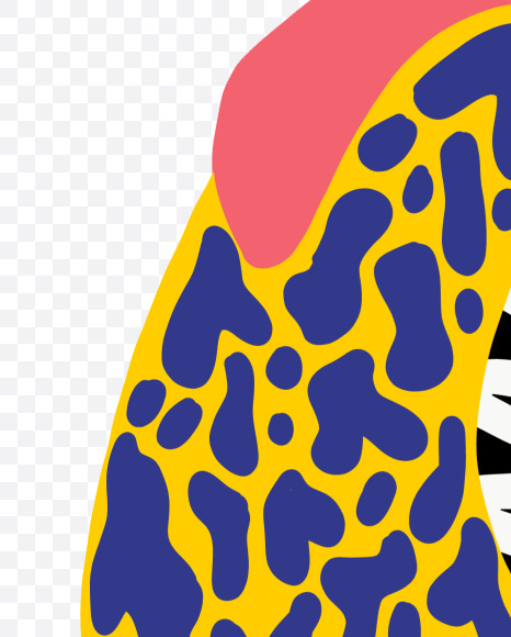 C uppercase from Drippy Font on Yellow Images Creative Fonts - S39991