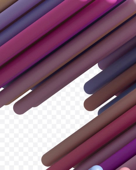 3 from Color Tubes Font on Yellow Images Creative Fonts - S40044