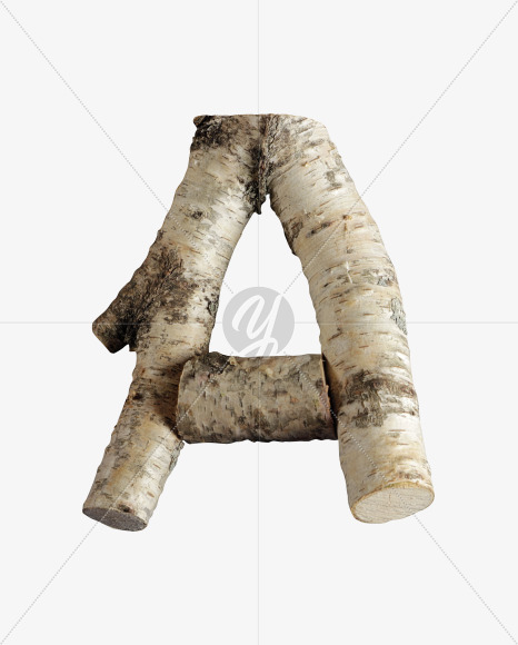 Letter A from Russian soul on Yellow Images Creative Fonts - S41122