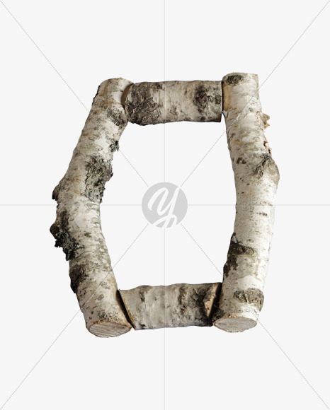 Letter O from Russian soul on Yellow Images Creative Fonts - S41136