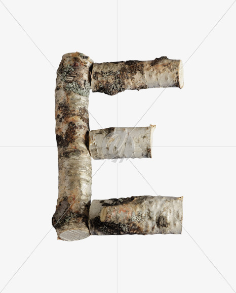 Letter E from Russian soul on Yellow Images Creative Fonts - S41126