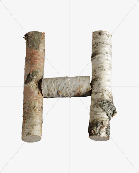 Letter H from Russian soul on Yellow Images Creative Fonts - S41129