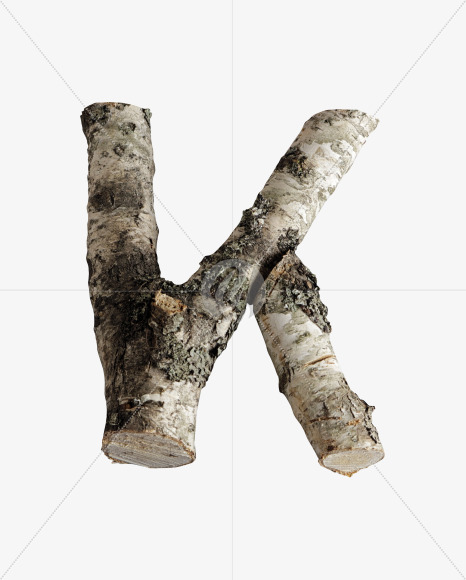 Letter K from Russian soul on Yellow Images Creative Fonts - S41132